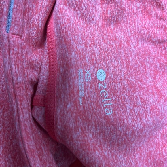 Zella Shorts Restore Long Bike Shorts Pink Sz XS NEW NWT N102 - Picture 5 of 5